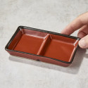 Cup Sauce Soy and Lacquered Vermillon Condiments Cup Sauce Soy and Lacquered Vermillon Condiments