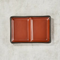 Cup Sauce Soy and Lacquered Vermillon Condiments Cup Sauce Soy and Lacquered Vermillon Condiments