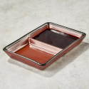 Cup Sauce Soy and Lacquered Vermillon Condiments Cup Sauce Soy and Lacquered Vermillon Condiments