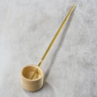 Louche bambou (L) SASHI-TOHSHI-HISHAKU pour cérémonie du thé matcha