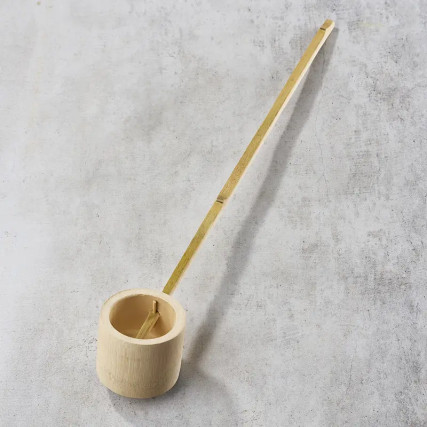 Louche bambou (L) SASHI-TOHSHI-HISHAKU pour cérémonie du thé matcha