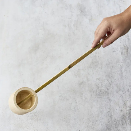 Louche bambou (L) SASHI-TOHSHI-HISHAKU pour cérémonie du thé matcha