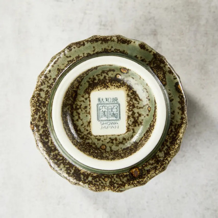 Conjunto de 4 tazas de té, patrón Shinogi, 220 ml, φ7.4 × 8.1㎝