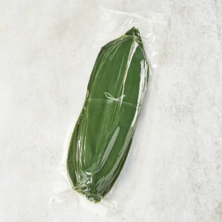 100 Feuilles de bambou 25 x 5 cm