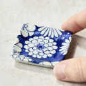 Coupelle à encens artisanale, motif japonais, 5.5×5.5 Coupelle à encens artisanale, motif japonais, 5.5×5.5