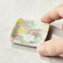 Candy rökelse kopp, blommönster, 5,5 × 5,5