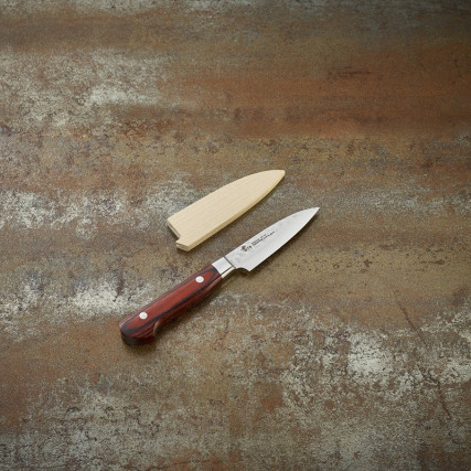 Cuchillo de hoja de oficina Damastó 33 capas martilladas 80 mm