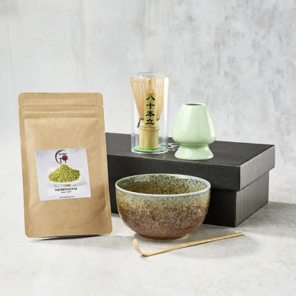 Serviciu de ceai Matcha cu ceai Matcha Bio