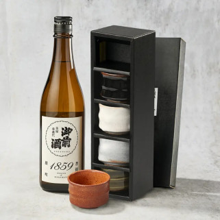 5 tazas en Saké + Sake Gozenshu 1859