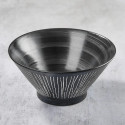Bowl į Rāmen, Minoyaki Porcelianas, Motif Horitokusakuro Bowl į Rāmen, Minoyaki Porcelianas, Motif Horitokusakuro