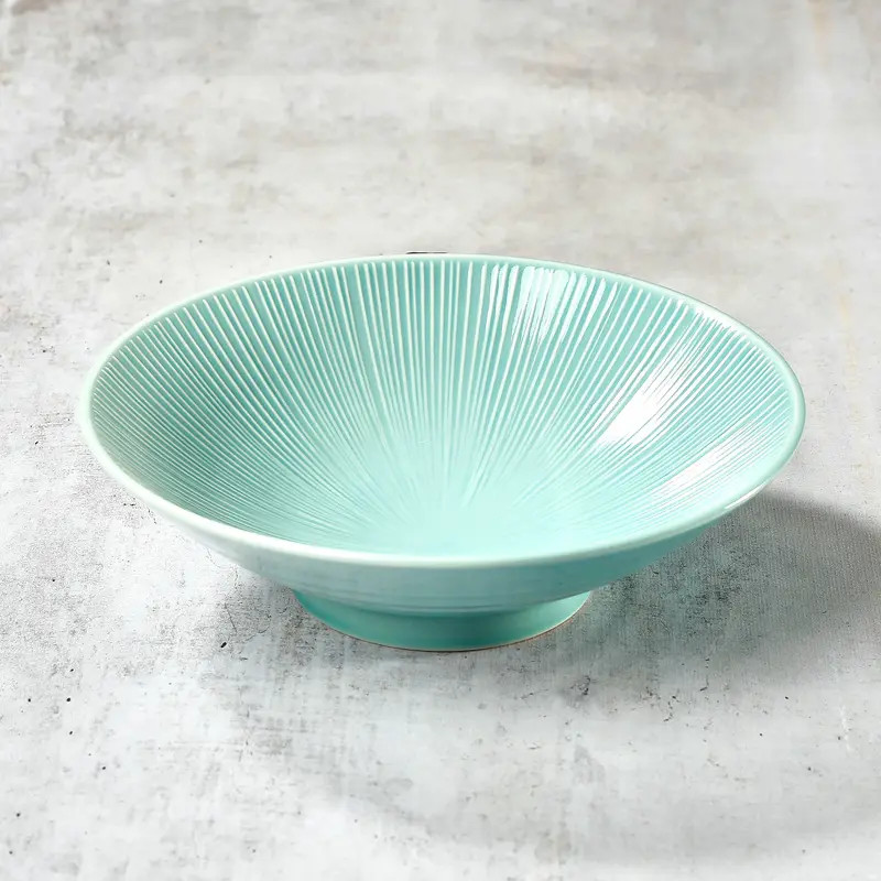 Placa japonesa Udon / Somen - Porcelana 24,5cm - Membachi Placa japonesa Udon / Somen - Porcelana 24,5cm - Membachi