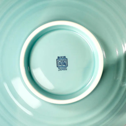 Japansk tallrik Udon / Somen - Porslin 21,4cm - Membachi