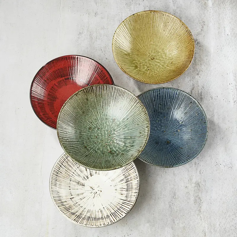 Placa japonesa Udon / Somen - Porcelana 21,4 cm - MemBachi Placa japonesa Udon / Somen - Porcelana 21,4 cm - MemBachi