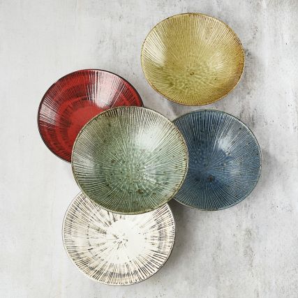 Placa japonesa Udon / Somen - Porcelana 21,4 cm - MemBachi