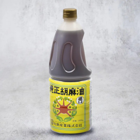 Aceite de sésamo tostado Koikuchi, aroma pronunciado 
