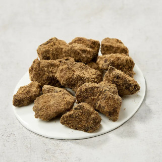 Black raw cane sugar in pieces of iRIOMOTE 1 kg