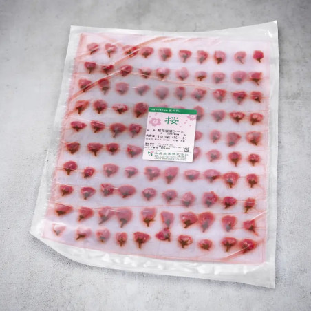 Sakura körsbärsblommor i sirap