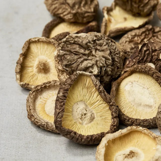 Shiitake fotdiameter 3-5 cm