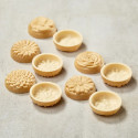 Monaka assortiment fleurs 43*13 mm