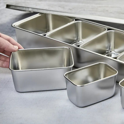 TORIBAT Boîte japonaise Cooking BAT à ingrédients, 5 mini bacs S + 2 mini bacs XS
