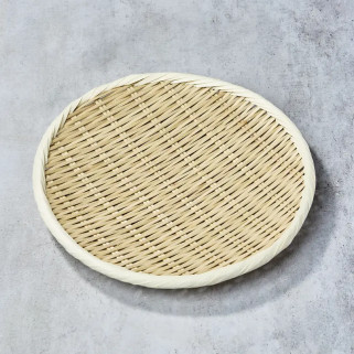 Passoire ou assietteZaru en bambou pour soba, udon et somen Ø 27 cm