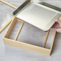 Caja de madera de Sushi Neda de Hinoki, L, 445 * 327 * 117 Caja de madera de Sushi Neda de Hinoki, L, 445 * 327 * 117