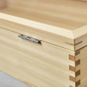 Sushi Neta Hinoki Wooden Box With Hinges, L, 600 * 300 * 120 Sushi Neta Hinoki Wooden Box With Hinges, L, 600 * 300 * 120