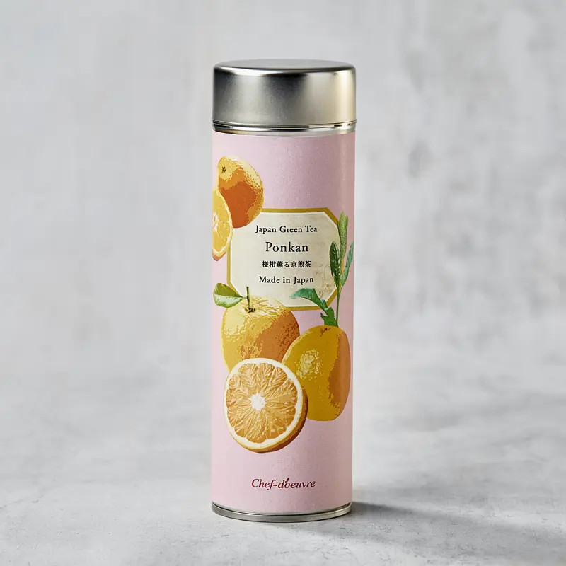 Green tea aromatized with Ponkan crop - 40g Green tea aromatized with Ponkan crop - 40g