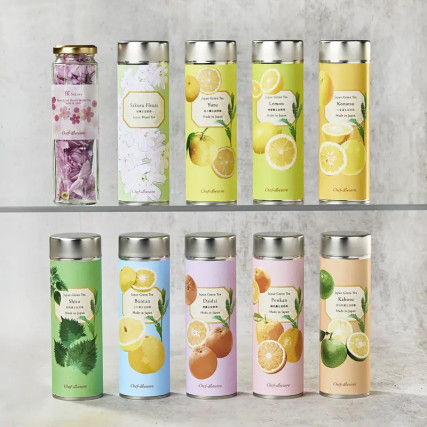 Grüner Tee mit Zitrusbürgern Kabosu - 40g aromatisiert