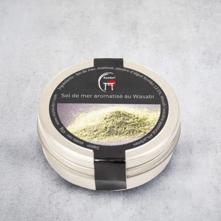 Havsalt smaksatt i Wasabi