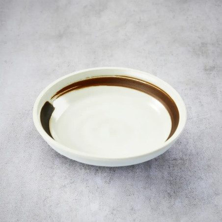 Coupelle à sauce soja design Brown Rush Rokubei