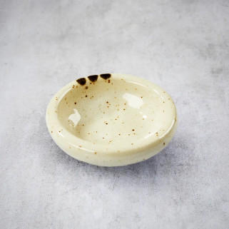 Coupelle à épices ou sauce soja, design 3 black point oribe