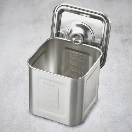 Gastro kvadratbricka och lock