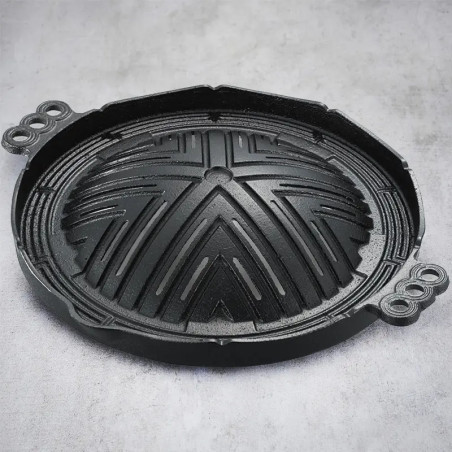 Placa Genghis Khan BBQ APERTOR DESPUÉS Ø 29CM X H 55 MM