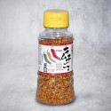 Broken sesame seeds in Kimchi