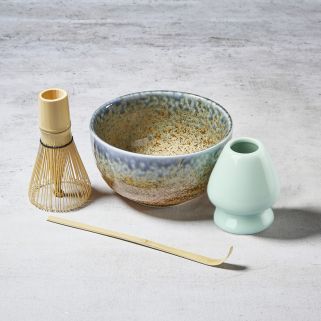 Servicio de té azul Matcha - Hecho en Japón