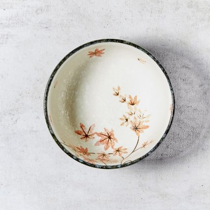 Matcha Chá Serviço De Maple Folhas - Feito no Japão