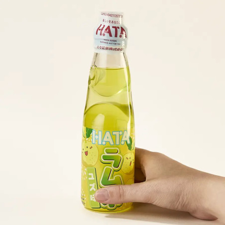 Lemonade Hata Ramune Authentic Yuzu Flavor 200 ml