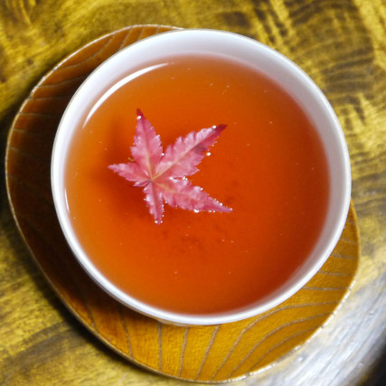 Japansk lönn lämnar torkad momiji