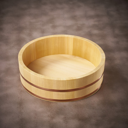 Hangiri - bucket for sushi rice Hangiri & Shamoji
