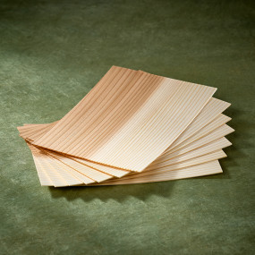 Plaquettes de bois de cèdre Sugi Ita pour cuisson