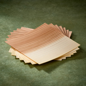 Sugi Ita cedar wood sheets for cooking Cooking baskets & sheets