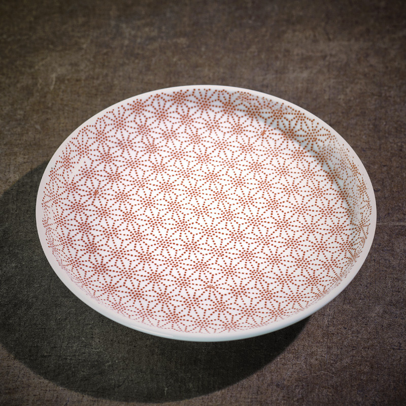 Nikko porcelain round plate - Japanese Tableware - Nishikidôri