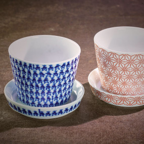 Duo tasses et coupelles à Soba porcelaine Nikko Vaisselle japonaise
