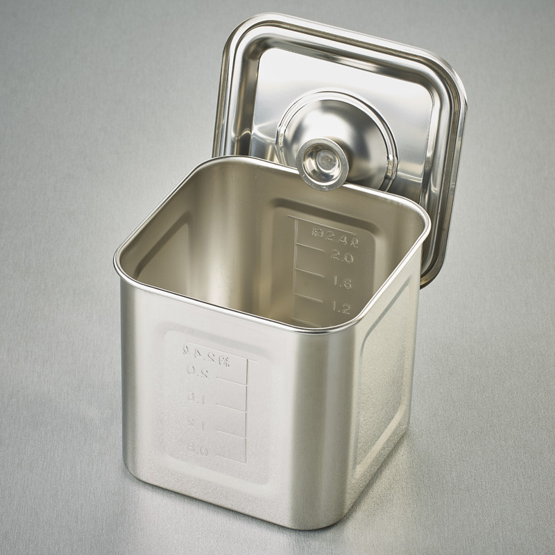 Square kitchen pot and lid Dishies nettings gastro containers...
