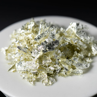 Lebensmittelgold-Blütenblätter E175 Farbchampagner