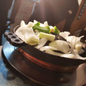 Genghis Khan barbecue grill plate