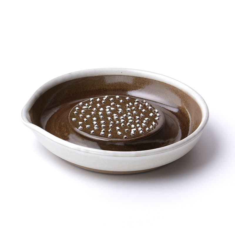 Motoshige Ceramic Condiment Grater Plate - Globalkitchen Japan