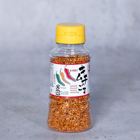 Sementes de gergelim quebradas em Kimchi