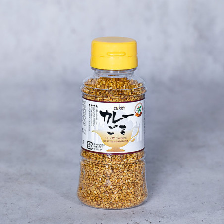 Curry flavored roasted sesame seeds